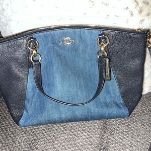 Denim small Kelsey crossbody bag